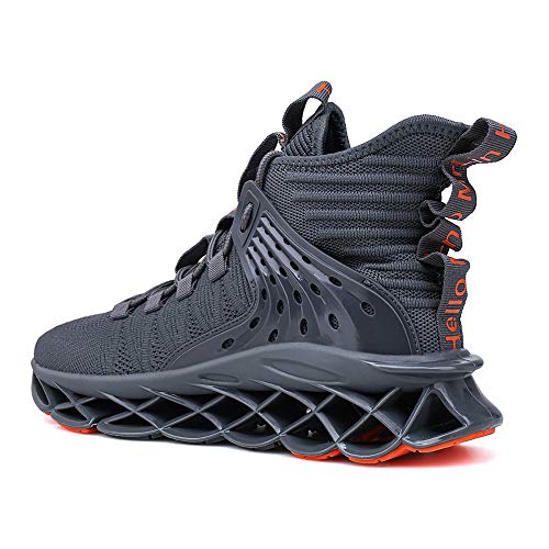 Hello MrLin Men's Running Shoes Non Slip Athletic Tennis Walking Blade Type Sneakers Hip Hop - Image 3