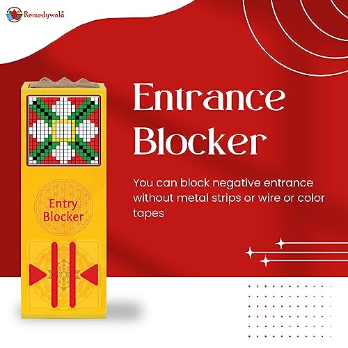 Image of Remedywala Energized Vastu Entrance Blocker, Vastu Door Blocker,Vastu Entry Blocker for All Direction Entrance, Entrance Remedy (Entrance Blocker)