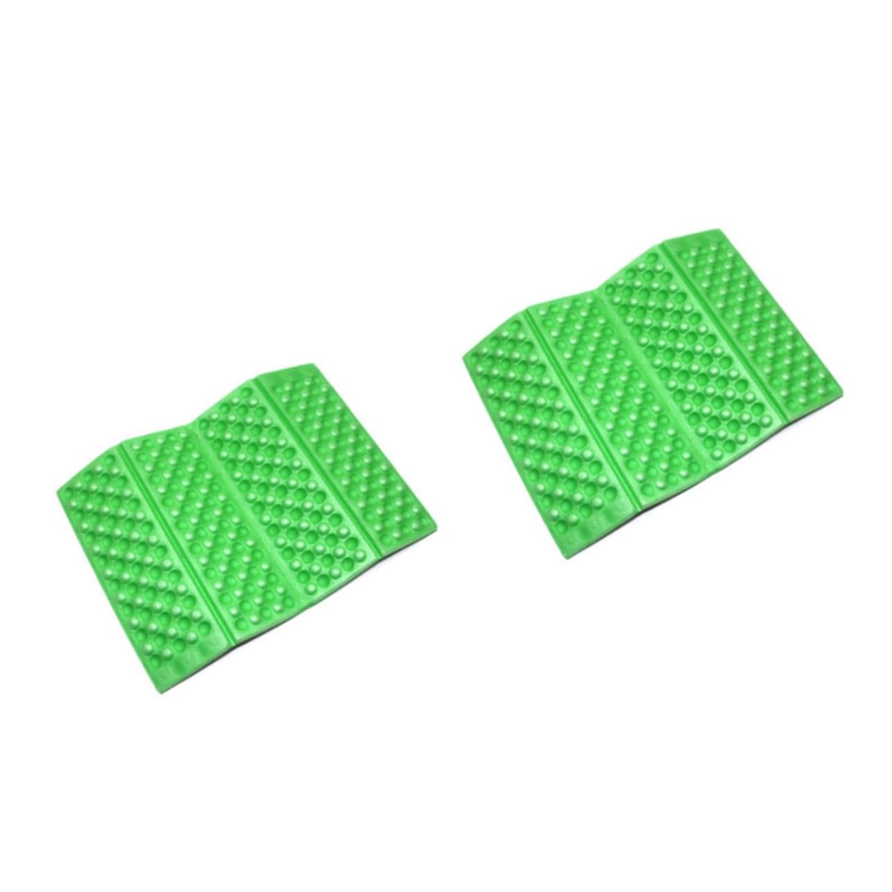 Yardwe 3pcs Foldable Camping Mat Portable Xpe Cushion for Outdoor Activities Lightweight Seat Pad for Picnics and Hiking Convenient and Easy to Carry Green