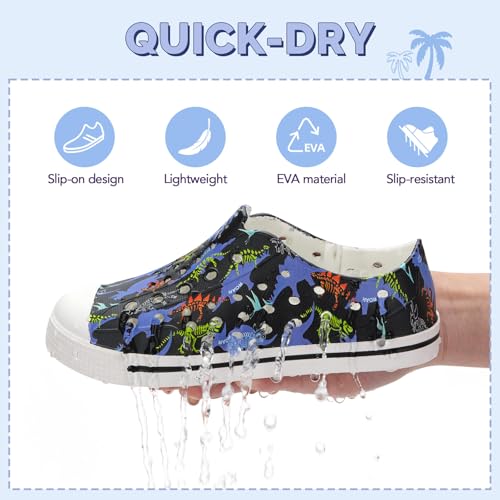 Image of EUXTERPA Toddler Water Shoes Boys Girls Summer Shoes | Kids Sandals Boys Girls Lightweight Slip On Shoes Children Breathable Quick Dry Pool Beach Sneakers