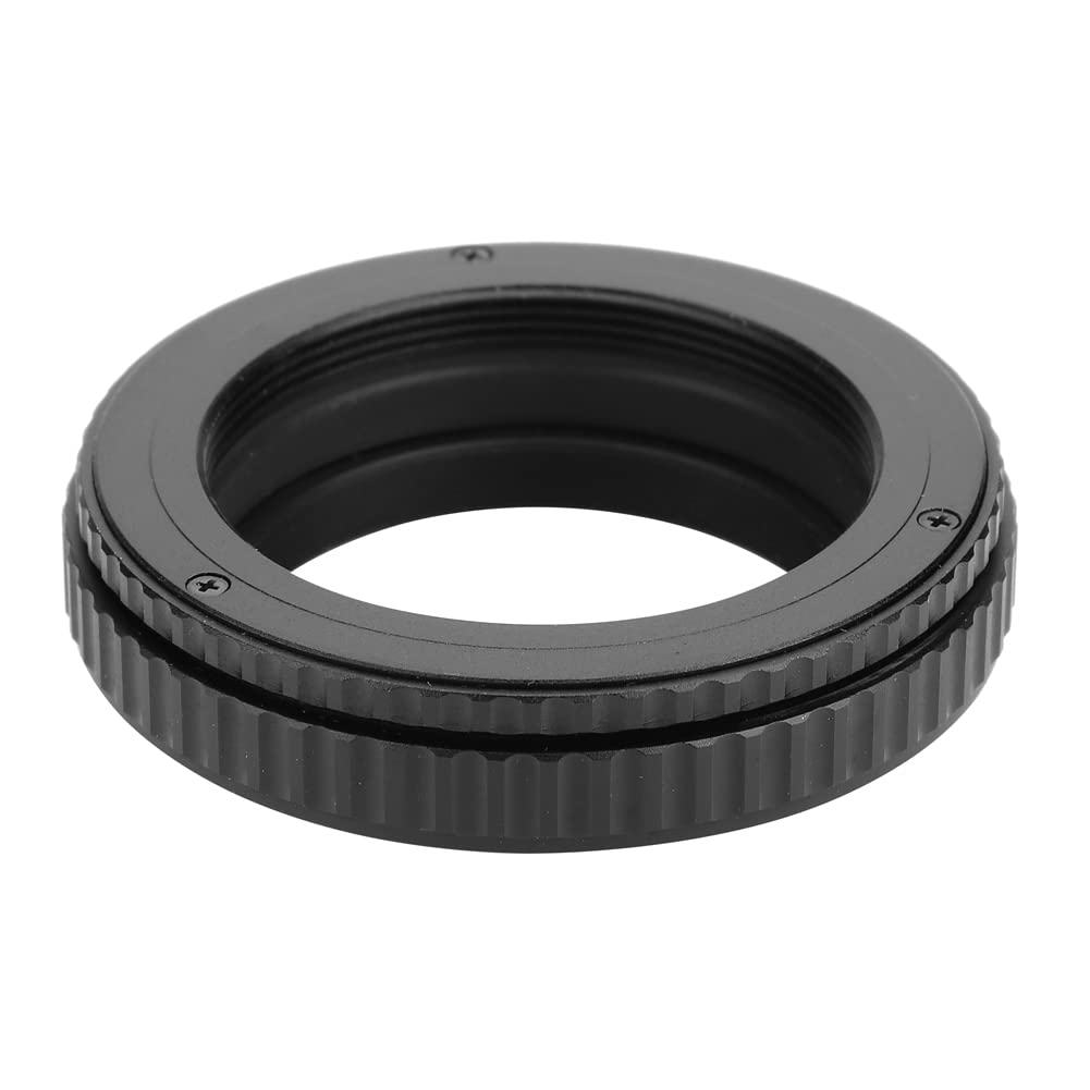 Tubo de Enfoque Adaptador Helicoidal Macro para Lentes M42 con Longitud Ajustable Aluminio Negro Duradero 36-90 Mm (12mm-17mm)