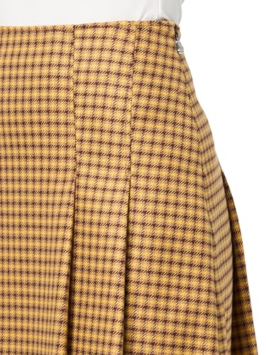 HUGO, Roballo Mini Check Skirt, Butternut Check, 23