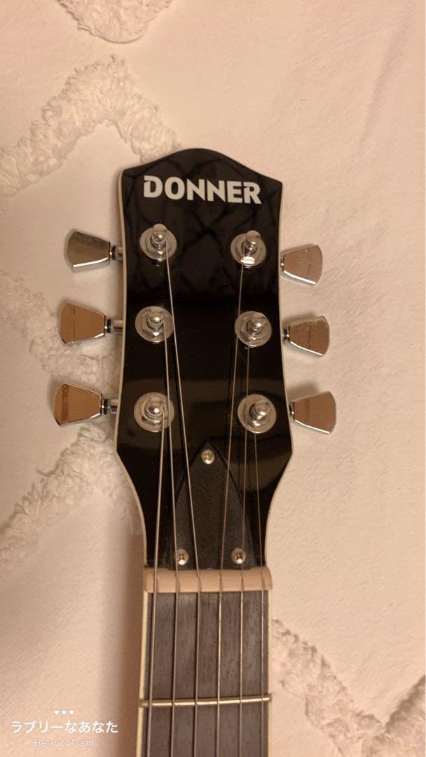Donner エレキギターレスポールタ イプDL-124黒の通販