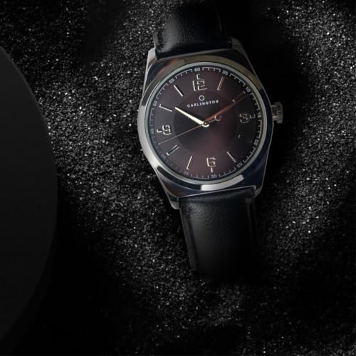 Image of Carlington Aristocrat Series Analog Watches for Men with Premium Leather Strap - CT 1072