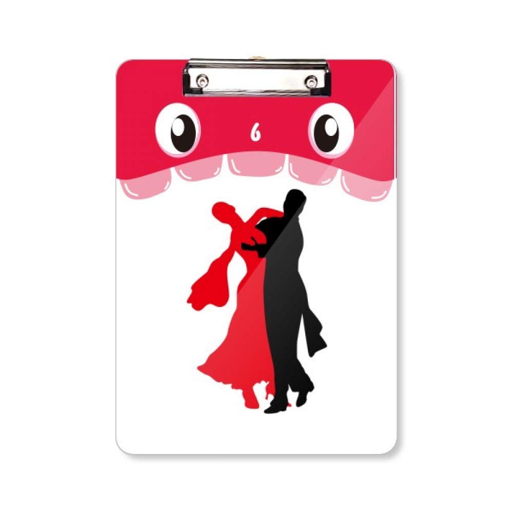 Porte-bloc A4 avec support motif Social Dancing pour la danse - 5