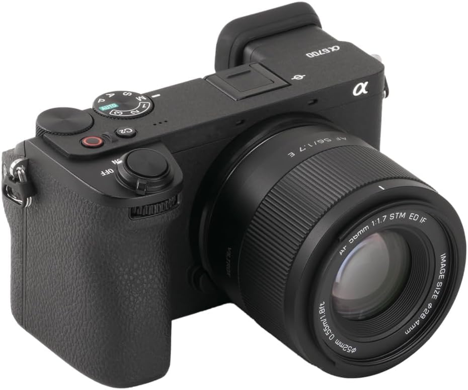 Image of VILTROX AF 56mm f /1.7 F1.7 E Lens for Sony e-Mount Auto Focus Prime Lens Compatible with Sony E-Mount Mirrorless Cameras Sony a7 a7iv a7rv a6400 a6500 a6700 ZV-E10