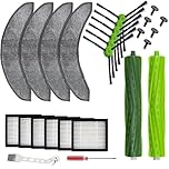Aceesories Replacement Parts Compatible with iRobot Roomba Combo j7 j7+ j9+ Robot Vacuum & Mop Cleaner,Filter,Brush,Mop Pads (18 pack Brush+fiilter+mop kit For J7+ J9+)