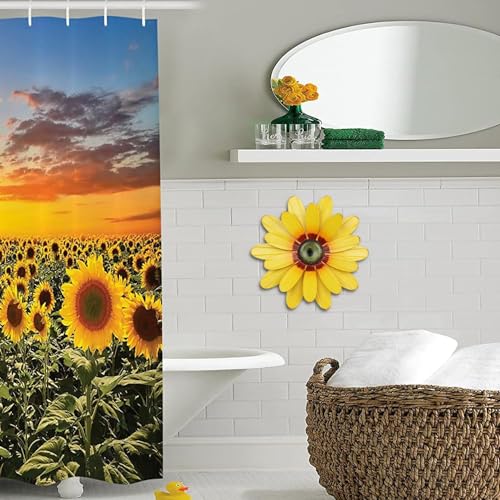 65% Off YEAHOME Sunflower Metal Wall Decor for Indoor & Outdoor
