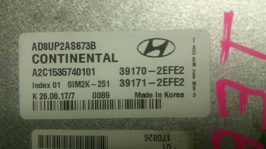 Engine ECM Control Module Fits 17-19 Compatible with Hyundai Elantra 39171-2EFE2 391712EFE2