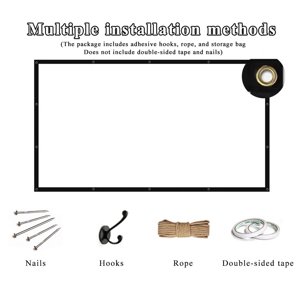 Écran De Projection Portable Pliable Toile De Projection Extérieur