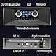 MEDION P85333 Internetradio mit DAB+ (WLAN, UKW, Spotify Connect, Amazon Music, DLNA, USB, Kopfhörer-Anschluss, AUX, Stereo Line-Out Cinch, Sleep Timer) schwarz
