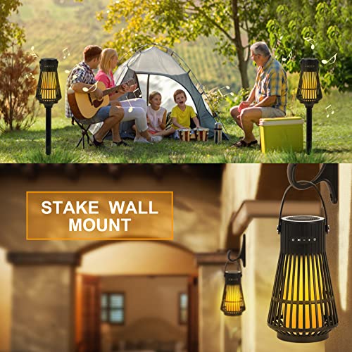 Tesoorda Outdoor Bluetooth Flame Speaker 2Pack Waterproof with Torch Light - image 5