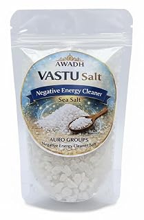 AWADH- Vastu salt 200gm- Suddh Namak- Negative energy Cleanser/Remover SeaSalt - Traditional, Village Salt, Sabut Namak, Desi Namak, Traditional Crystal White