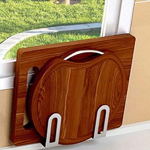 Range couvercle cuisine robuste et porte-planche à découper multifonction - 7