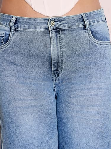 Image of Miss Chase A+ Women's Bootcut High Rise Regular Stretchable Denim Jeans