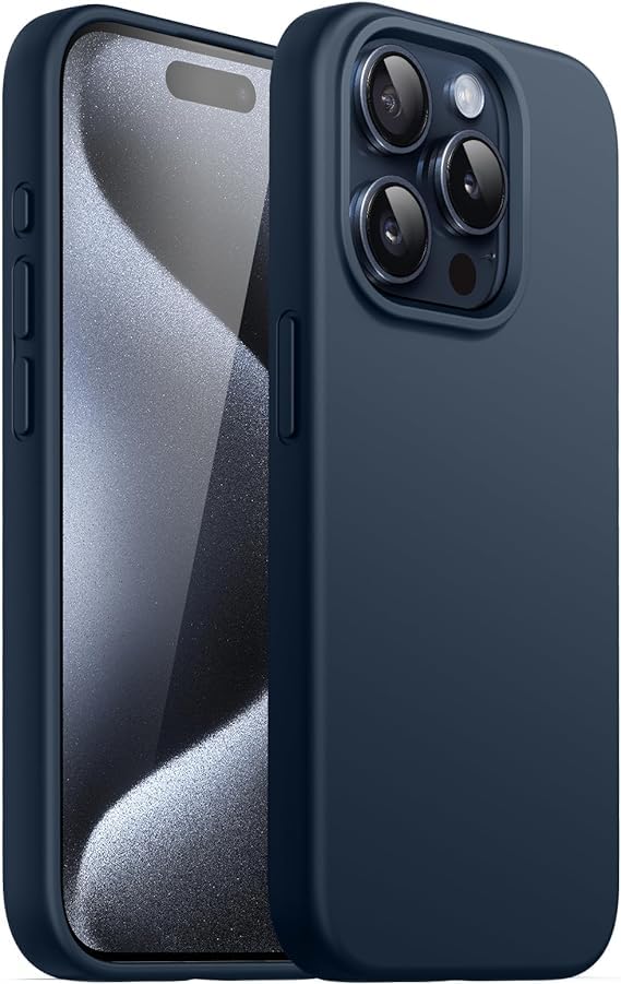 MIDOS Back Cover Compatible iPhone 15 Pro Liquid Silicone Case Full Protection Shock Proof Back Cover for iPhone 15 Pro (Blue) (B0CHJT96G8) Amazon Price History, Amazon Price Tracker