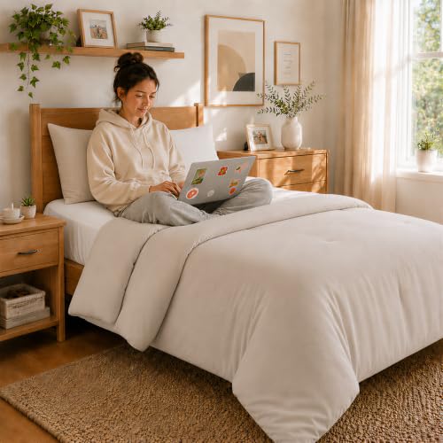 Image of weigelia Twin Comforter Set with Sheets - 5 Pieces Bed in a Bag Twin