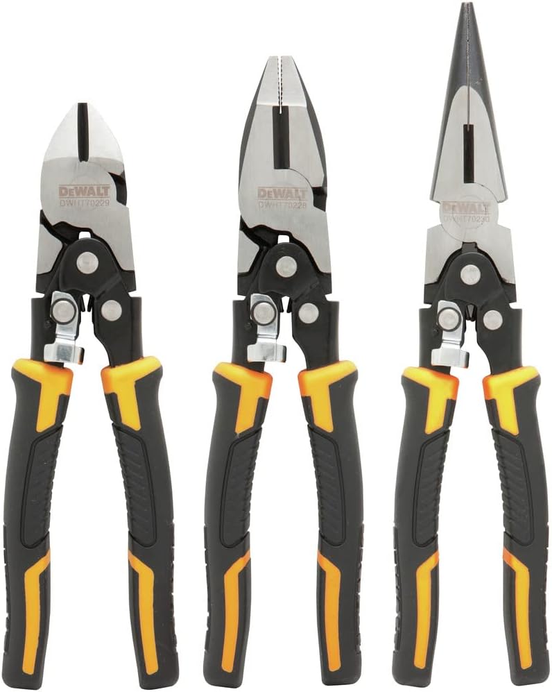 DEWALT Pliers Set, Compound action, 3-Pack (DWHT70485)