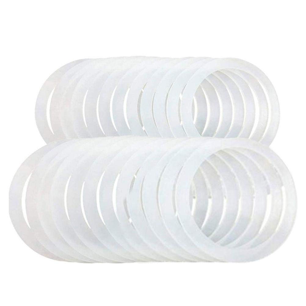 Guarnizioni in Silicone per Barattoli di Ricambio, Guarnizioni in Silicone per Barattoli Guarnizioni di Tenuta in Silicone Ermetiche, Guarnizioni in Gomma di Ricambio a Tenuta