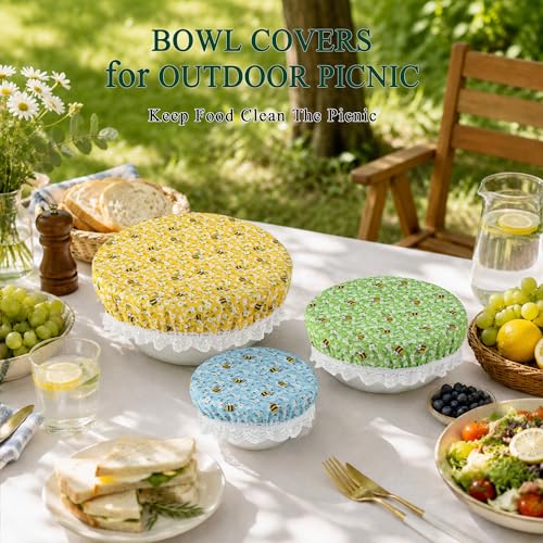 Guplai Reusable Bowl Covers for Bread Proofing Sourdough Accessories 3 pack - image 8