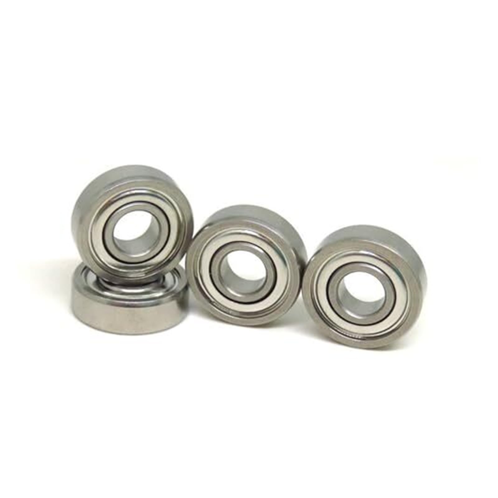 10pcs S695RS S695Z Miniature Deep Groove Ball Bearings 5x13x4mm Stainless Steel, Metal Shielded, 2RS(Metal Shield)