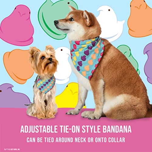 Peeps For Pets Chick Rainbow Print Dog Bandana, X-Small/Small | Small Dog Bandana Officially Licensed Peeps Pet Product | Cute, Soft, Machine Washable Dog Apparel & Accessories For All Dogs (Ff10308) #TOP3