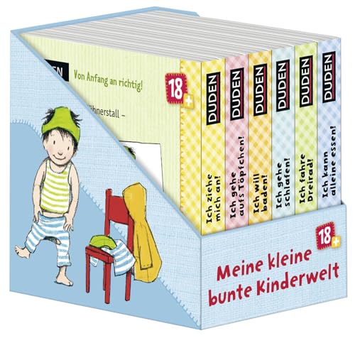 Duden 18+: Meine kleine bunte Kinderwelt (Würfel): 6 Mini-Bücher (Pappbilderbuch Bücher-Würfel, Band 5)