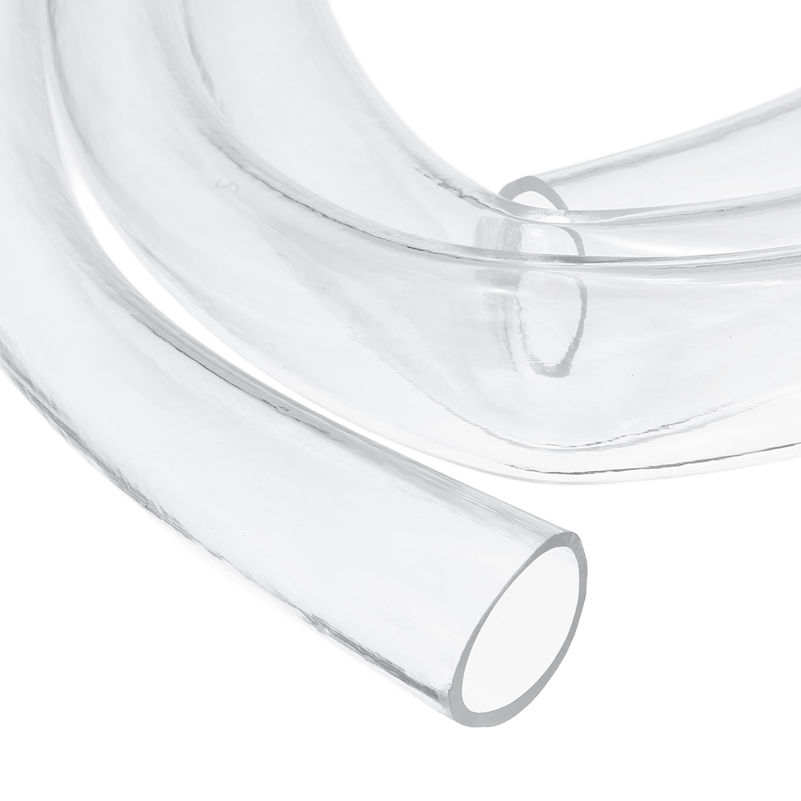 QUARKZMAN Tuyau PVC Transparent 25mm Diamètre Intérieur X 30mm Diamètre Extérieur - Léger De 8 5 Pieds Vinyle Flexible Pour Transfert D Eau D Air D Huile Aquarium Irrigation