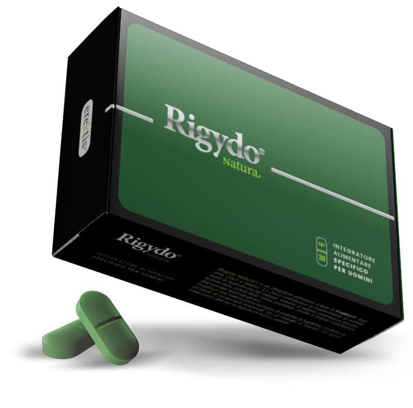 Rigydo® Natura - Integratore Uomo Premium | Vasodilatatore Naturale & Supporto Testosterone | Con...