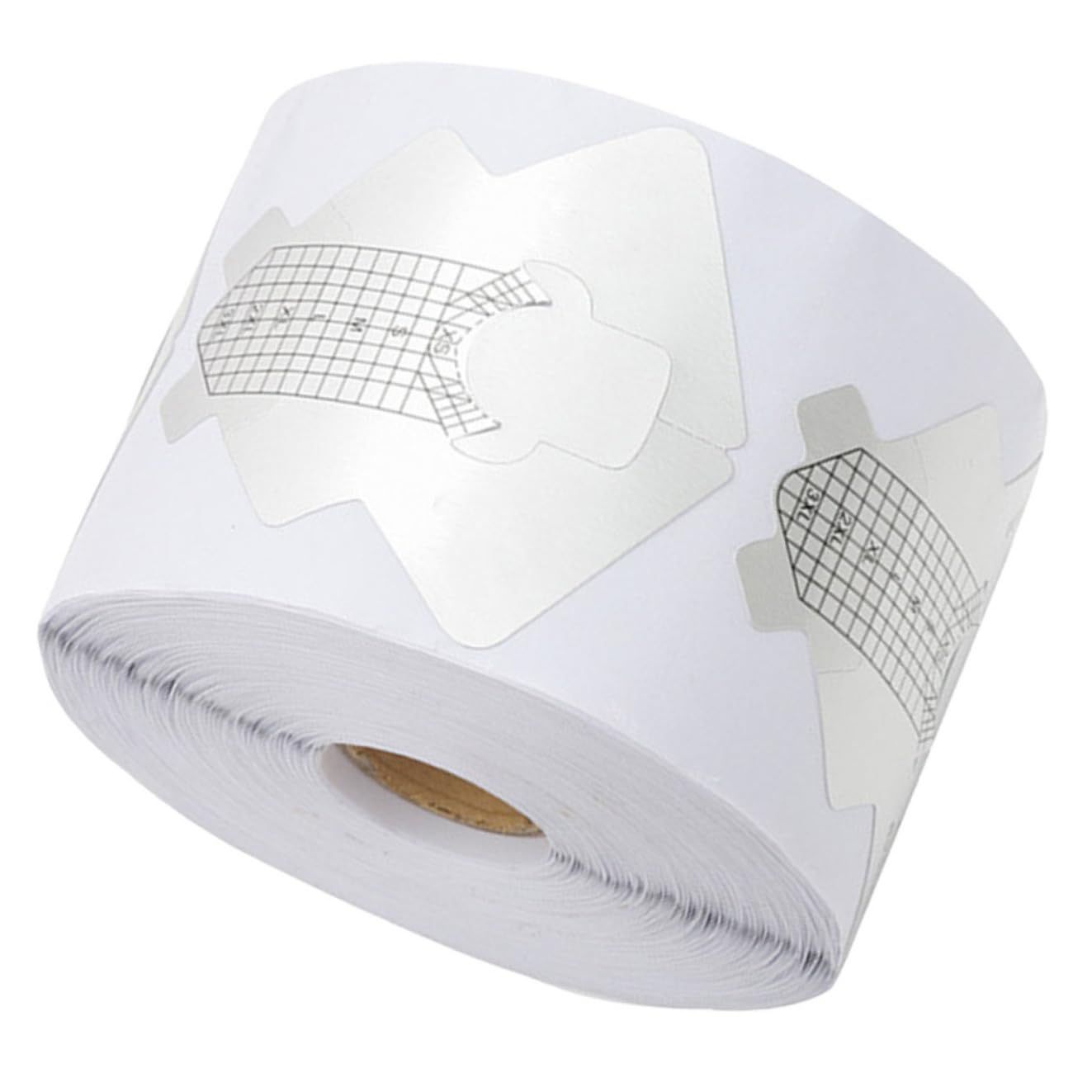 Rollo de Papel Molde de Aluminio para Uñas en Forma de Pez, Fácil de Usar y Rápido para Extensiones, Adecuado para Salón de Uñas y Uso Profesional