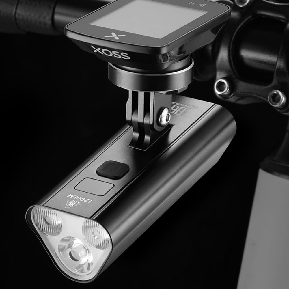 phares de vélo à Affichage numérique et Lampe Frontale