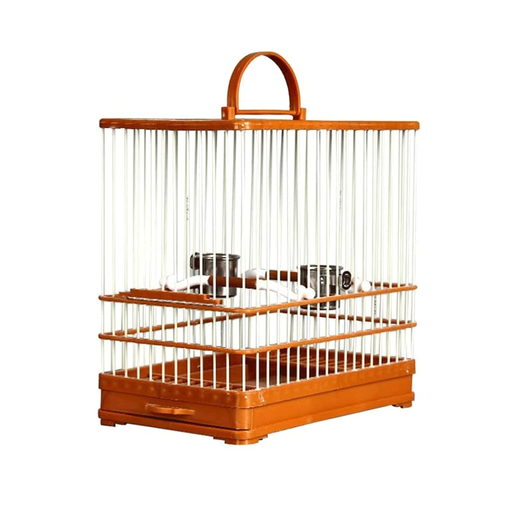 klatka dla ptaków, klatki dla ptaków Vintage Birdcage Szuflada Typ podwozia Klatka łazienkowa Kreatywny domek Transporter Trwałe
