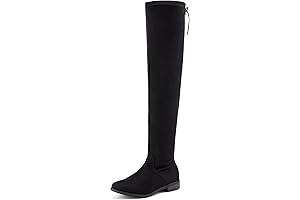 Women's Over The Knee High Low Block Heel Riding Boots