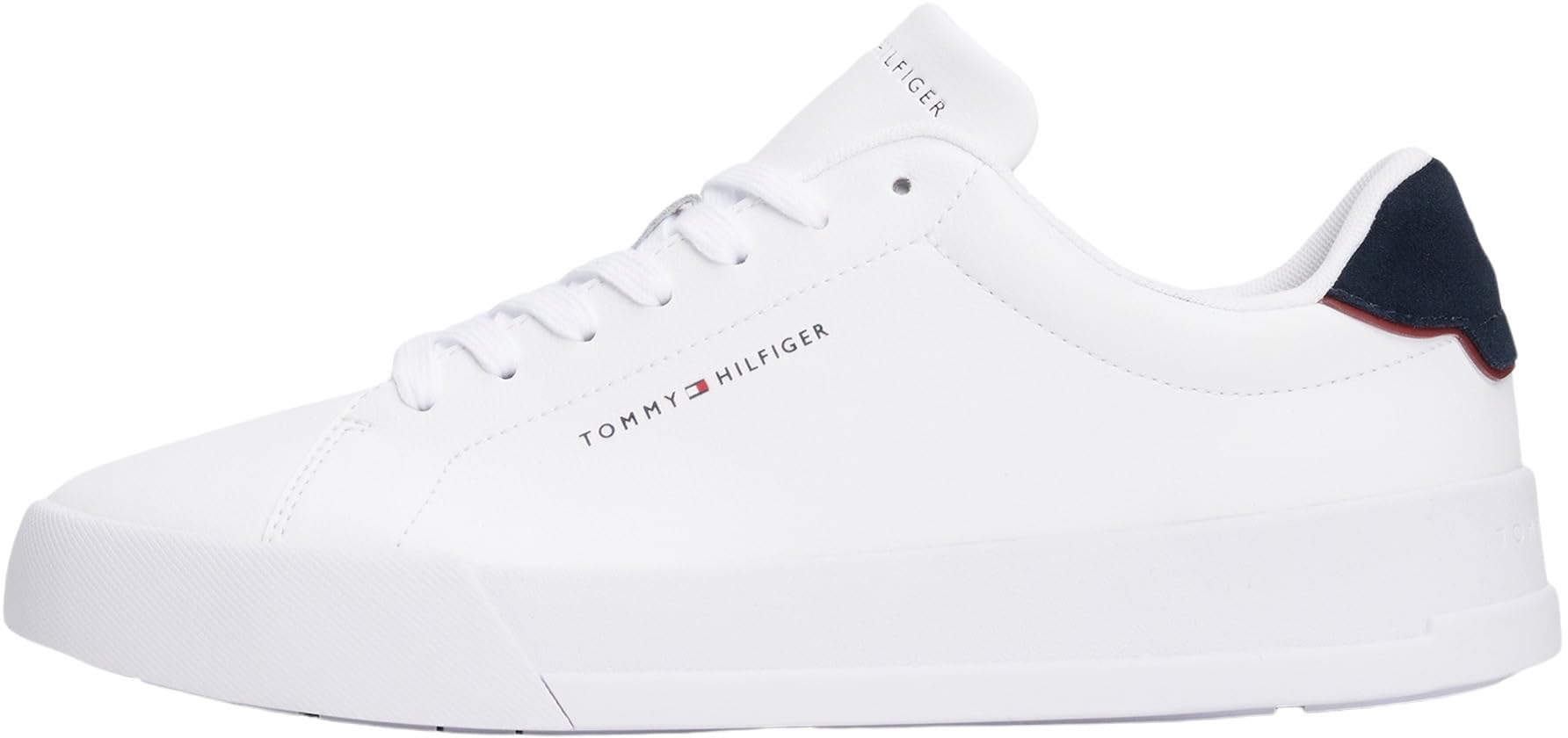 Tommy Hilfiger Men TH Court LTH Detail ESS FM0FM05367, White/Desert Sky, 12