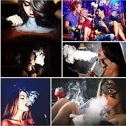 XJHYJS Kreativer Shisha-Haken-Set, Tragbarer Glashukas Set Party Rauchen Mit 2 Schlauchanschluss, Für Familien, Bars… – Bild 8