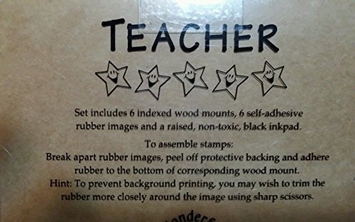 Plaid All Night Media Wood Mounted Stamp Set-Teachers #TOP1