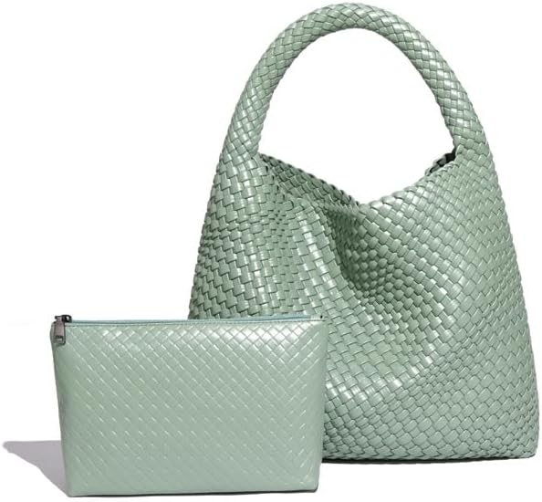 Large capacity handmade woven women's bag hand carry casual versatile underarm bag 1pc