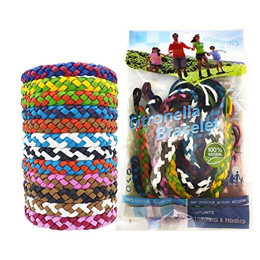 Pulsera Antimosquitos - Pulseras Repelente de Mosquitos 12 Unidades, Protección Natural de Las Menta, Apta para Niños Adultos, para Interiores y Exteriores