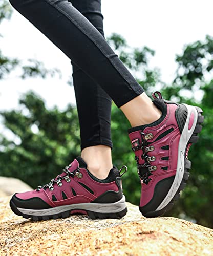 Scarpe Da Escursionismo Da Donna, Impermeabili, Leggere, Antiscivolo, Da Esterno, Da Trekking, Da Arrampicata, Da Viaggio - 4