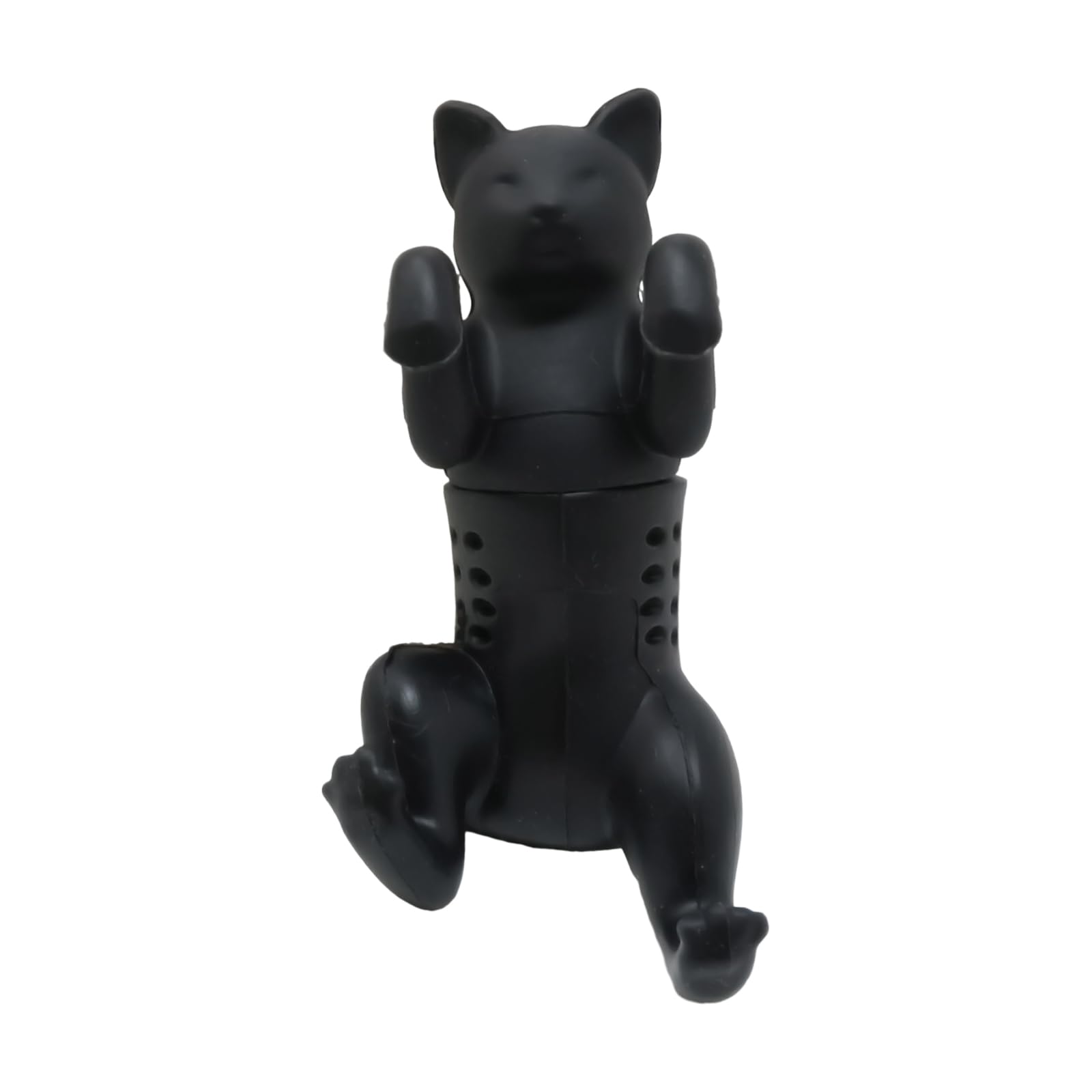 yueton 1 pacote com infusor de chá criativo de silicone para gatos, engraçado, folhas