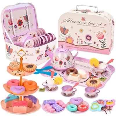 TOSUTO Juego de té Infantil, Accesorios Cocina Juguete, Juego de té para niñas con Tazas, Platos y Accesorios, Juguetes Cocina para niñas de 3 a 7 años | Ya disponible en tu tienda friki favorita! En mundofriki.es! TOSUTO Juego de té Infantil, Accesorios Cocina Juguete, Juego de té para niñas con Tazas, Platos y Accesorios, Juguetes Cocina para niñas de 3 a 7 años | Ya disponible en tu tienda friki favorita! En mundofriki.es!