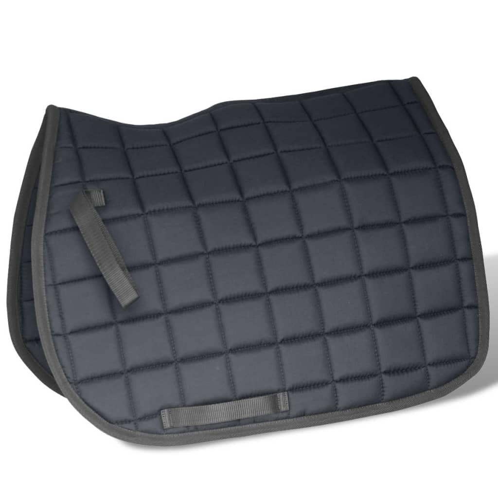 Genérico Set de Montura de Caballo de 17.5" y Cuero Negro 18 cm, 5 en 1,Deportes,Actividades al Aire Libre,Equitación,Arreos para Caballos,Monturas-90645
