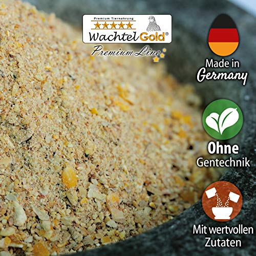 WachtelGold® quail feed ♥ │5kg, laying flour │✓ GMO-free│Ideal suitable for quail