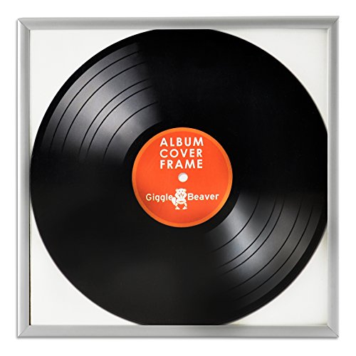 zhe Arte de Pared Vinilo Marco 18 centímetro (Registro de Aluminio 7 Inch Display-Silver