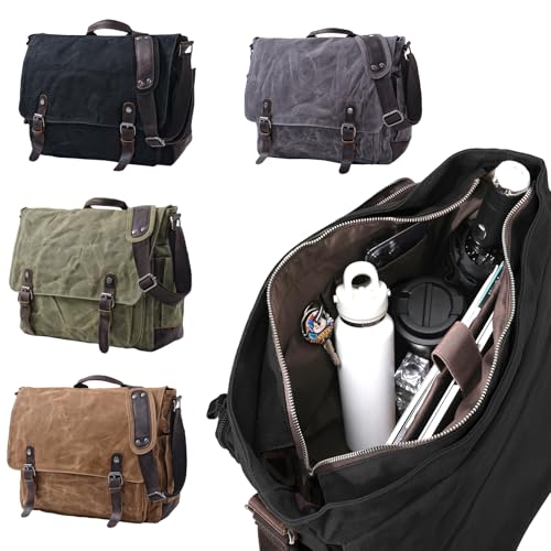 Bolso Messenger Vintage para Laptop 15.6 Pulgadas miniatura 7