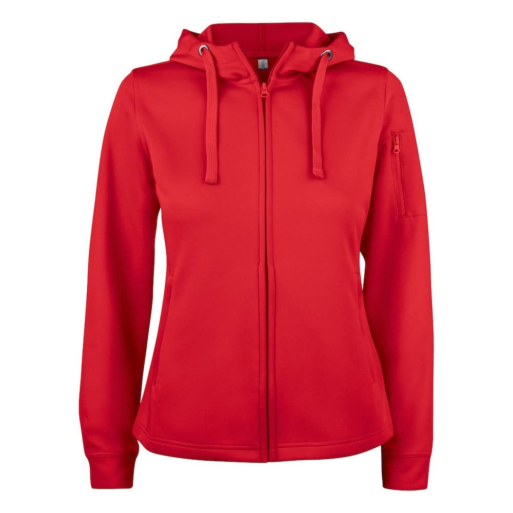 CliQue Womens/Ladies Basic Active Full Zip Hoodie (M) (Red)