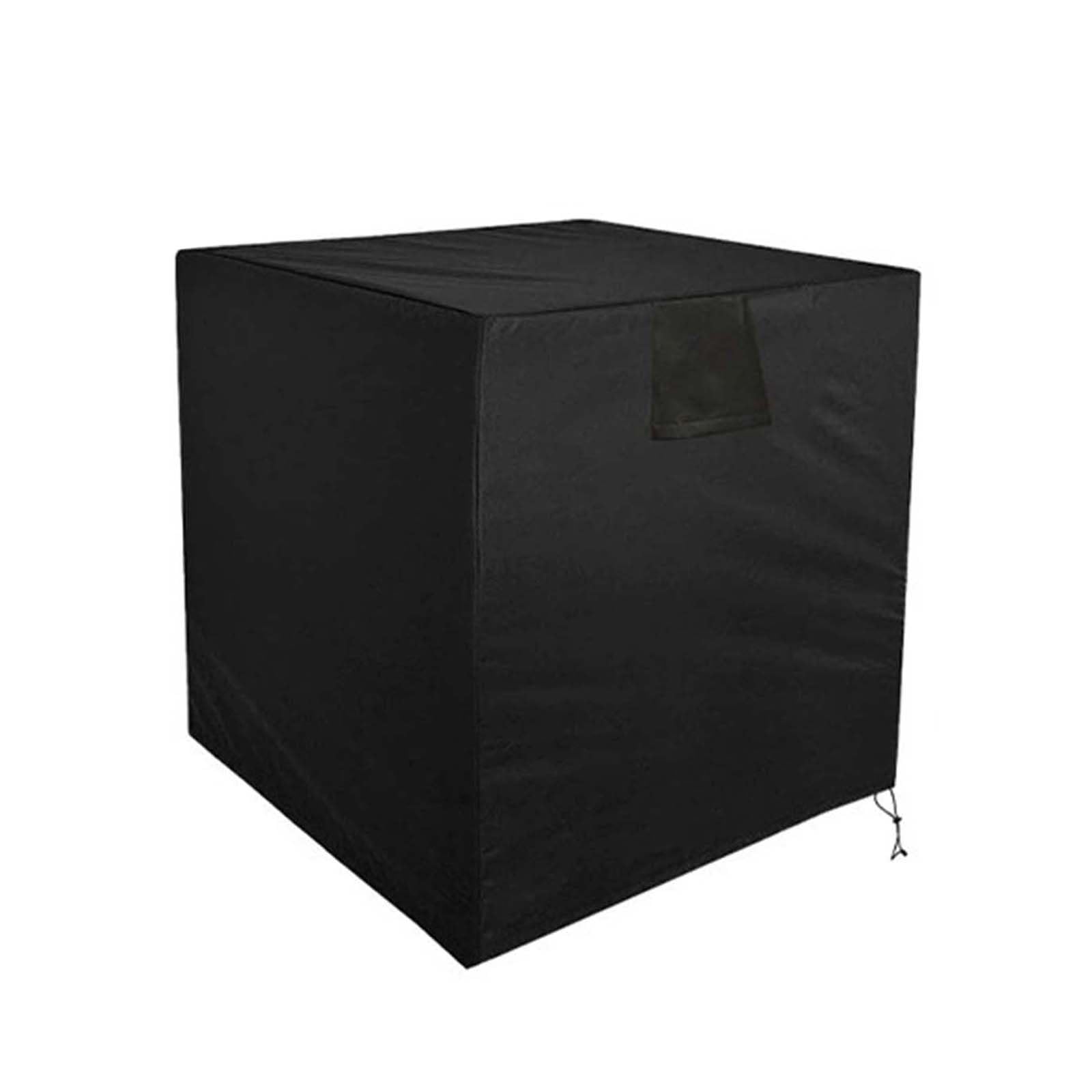 Purpleq One Color Outdoor Ac Cover For Central Air Conditioner Unit, Waterproof Dustproof Condenser Cover With Drawstring,38 * 38 * 40In(97 * 97 * 102Cm)