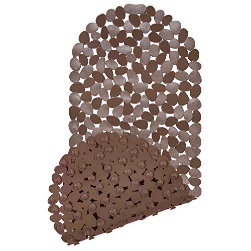 Circul Badewanneneinlage 99 x 39 cm braun Kieselsteinoptik, Neue Saugnoppen bessere Antirutschfunktion Cover