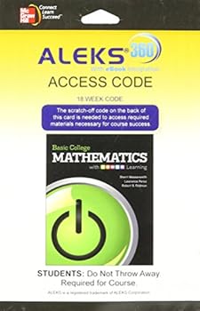 Aleks 360 (18 Weeks) for Basic College Math with P.O.W.E.R. Learning