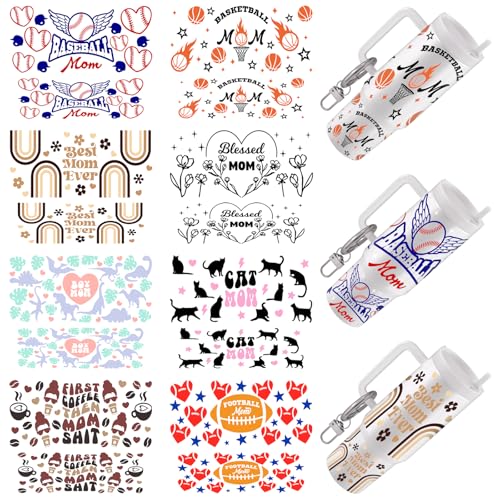 Elewins 16��/�Z�b�g ��̓��̈��p�� UV DTF �]�ʎ� �J���t���ȃ~�j�L�[�`�F�[�� �]�ʎ� UV DTF �]�ʎ� (�n�b�s�[��̓�)